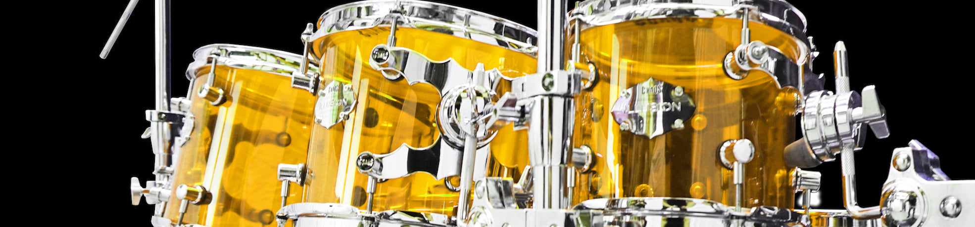 Chaos Illusion Acrylic Drums