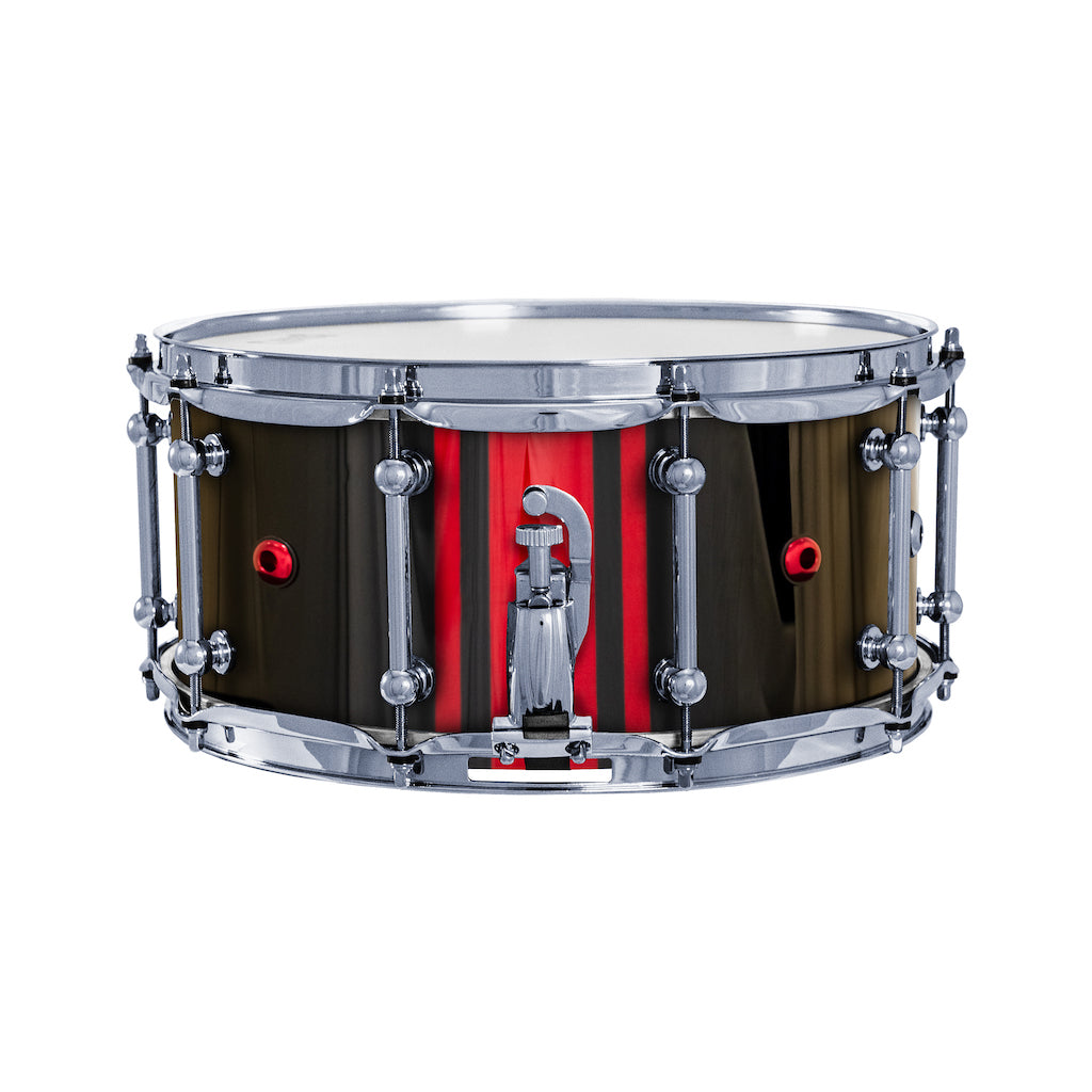 Chaos Elite Custom 14x6.5 Maple Re-Ring Snare Drum - Red GTS