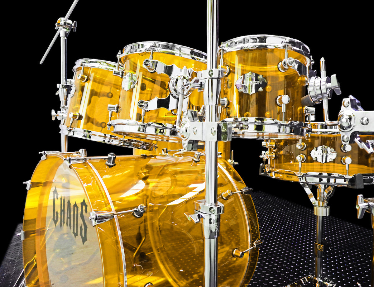 acrylic drums chaos drumkit chaos illusion drum kit pearl crystal beat