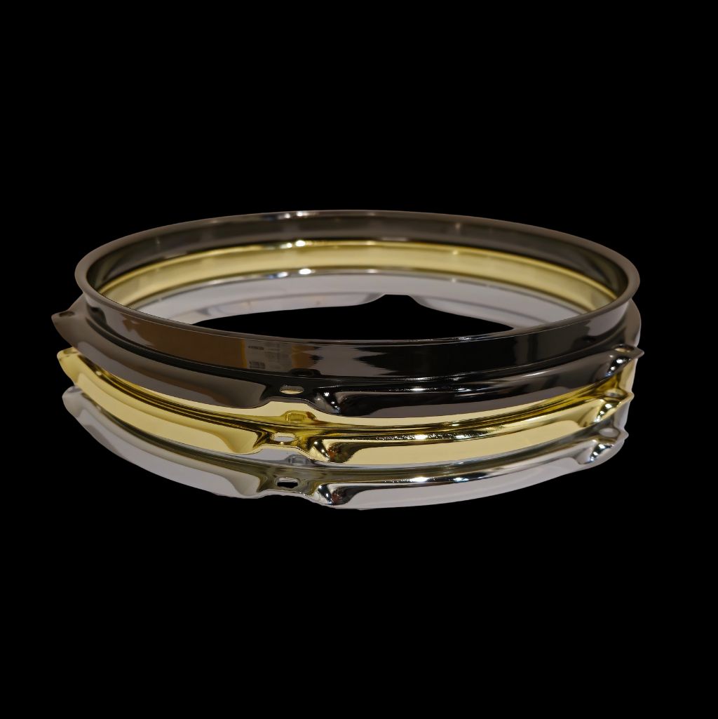 DFP 2.3mm Triple Flange Drum Hoops - Chrome | Sizes: 6'' 8” 10” 12” 13” 14” 15'' 16” 18”