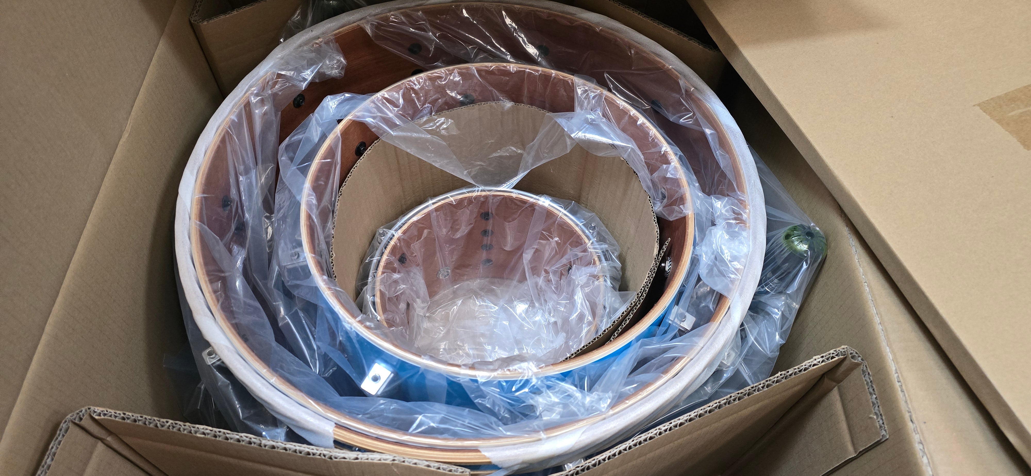ONE ONLY Relic 20'' 14'' 10'' Lineage Drum Kit - Blue Marine Pearl B*STOCK