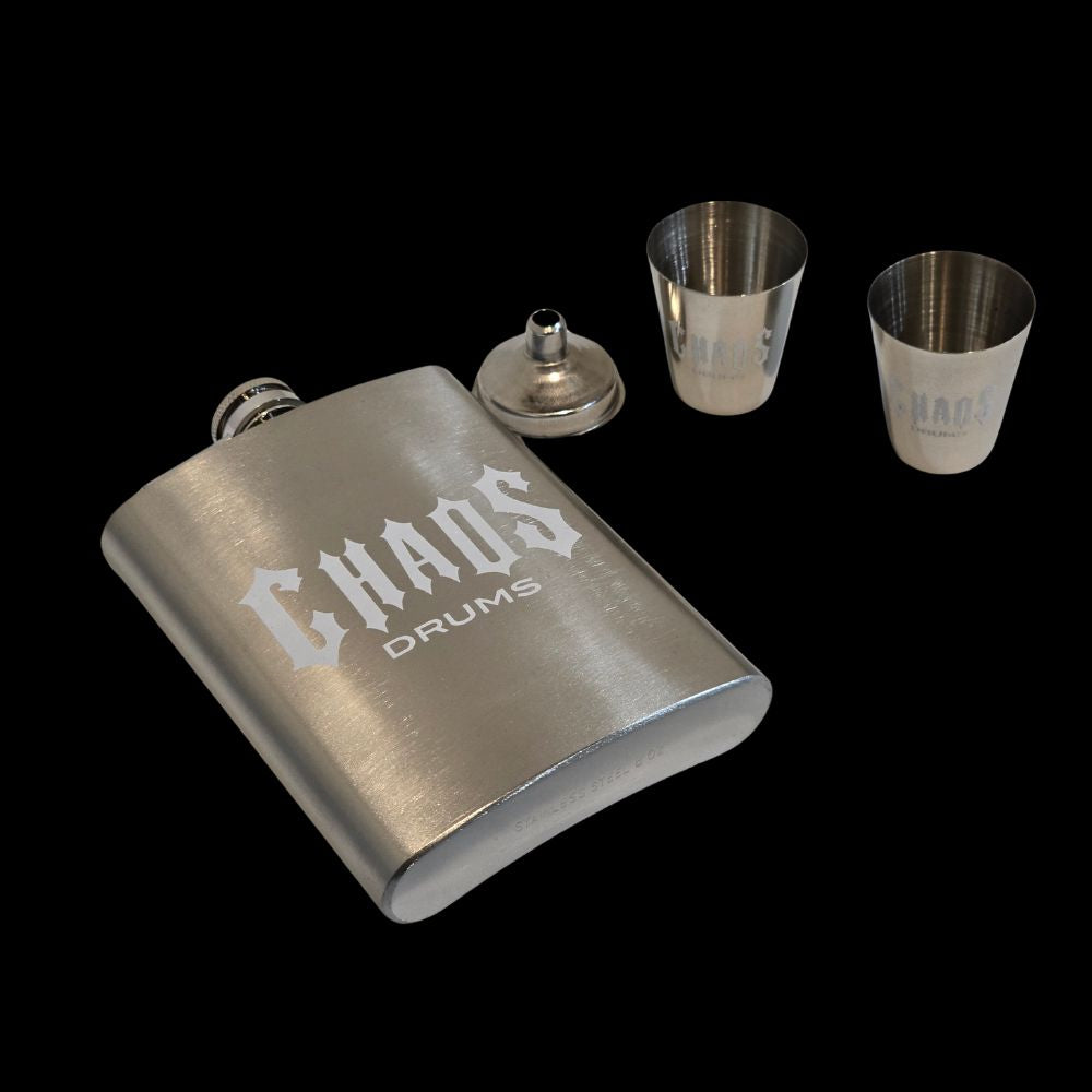Chaos Hip Flask Gift Set