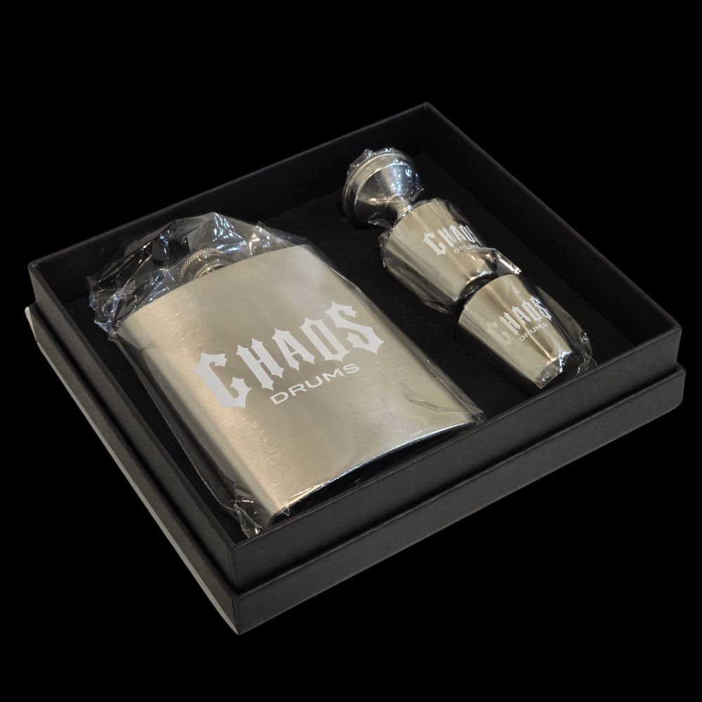 Chaos Hip Flask Gift Set