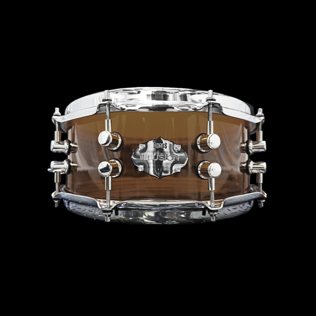 Chaos Illusion 14x6.5 Acrylic Snare Drum - Tawny