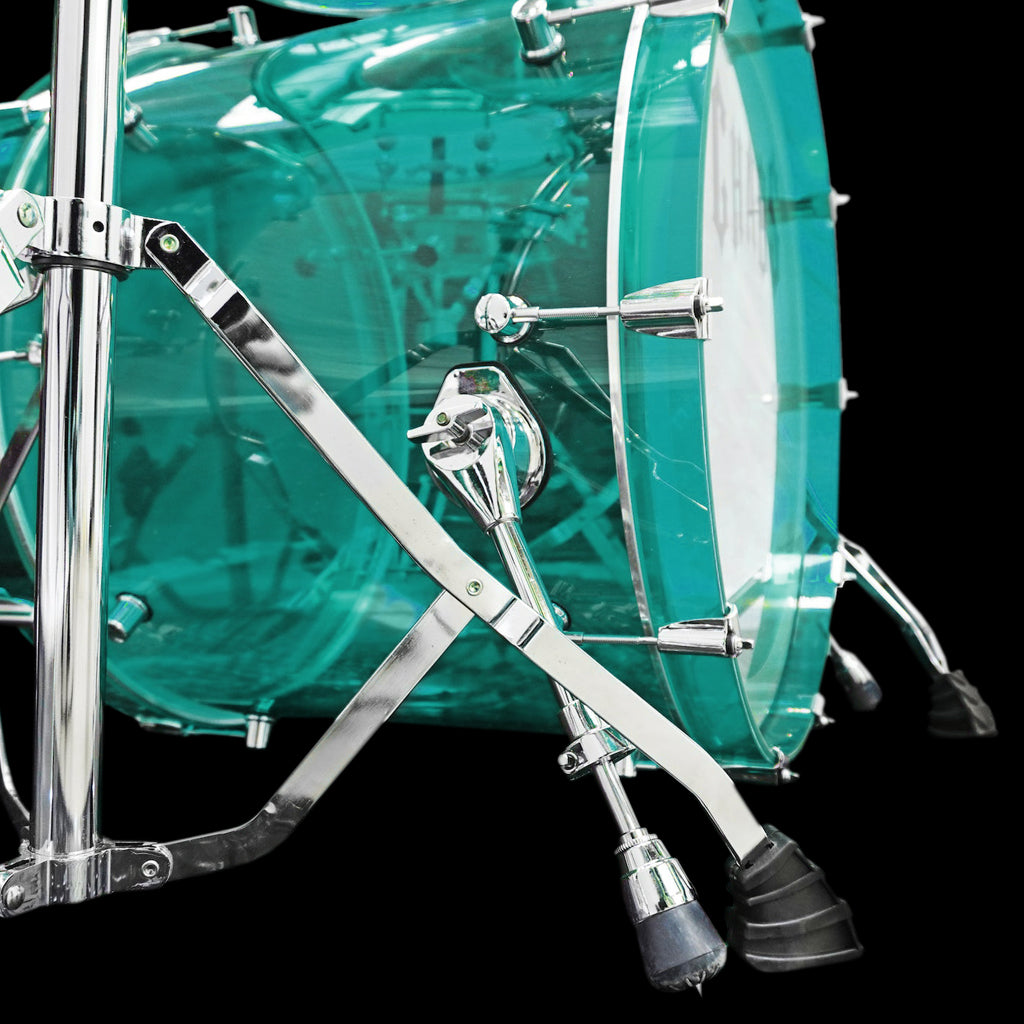 Chaos Illusion Acrylic Drum Kit - Coke Bottle Green