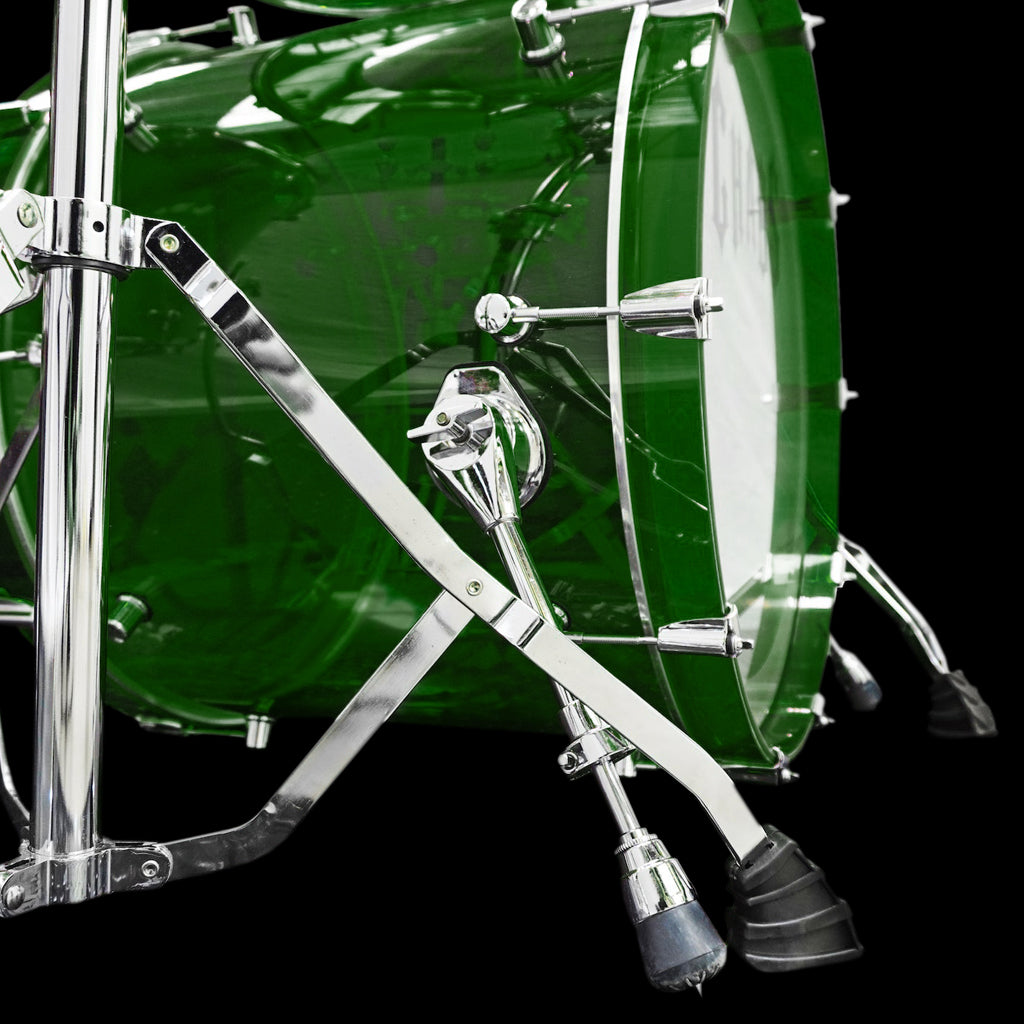Chaos Illusion Acrylic Drum Kit - Green