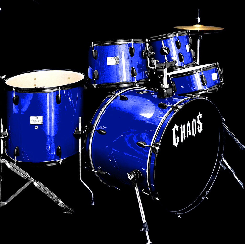 Chaos Catalyst Beginner Drum Kit - Blue
