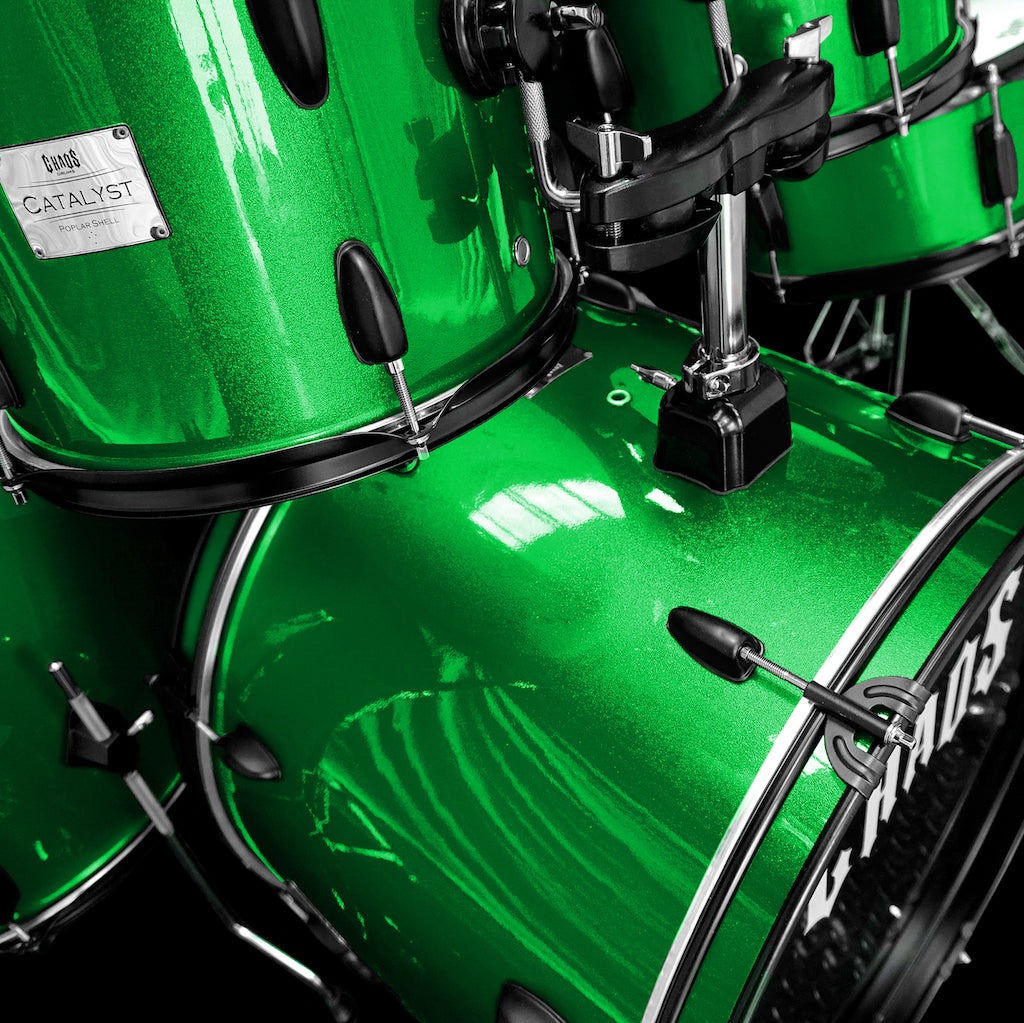Chaos Catalyst Beginner Drum Kit - Green