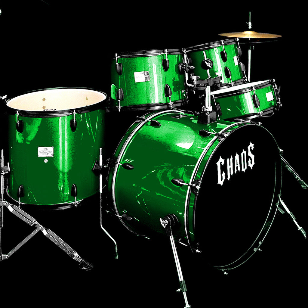 Chaos Catalyst Beginner Drum Kit - Green