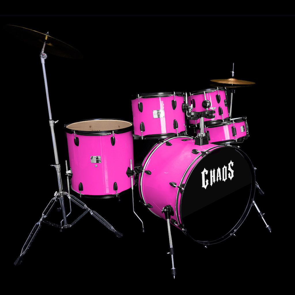 Chaos Catalyst Beginner Drum Kit - Pink