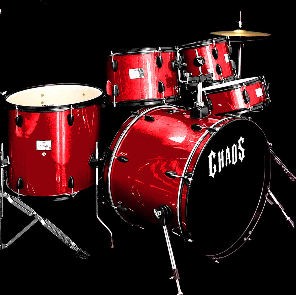 Chaos Catalyst Beginner Drum Kit - Red