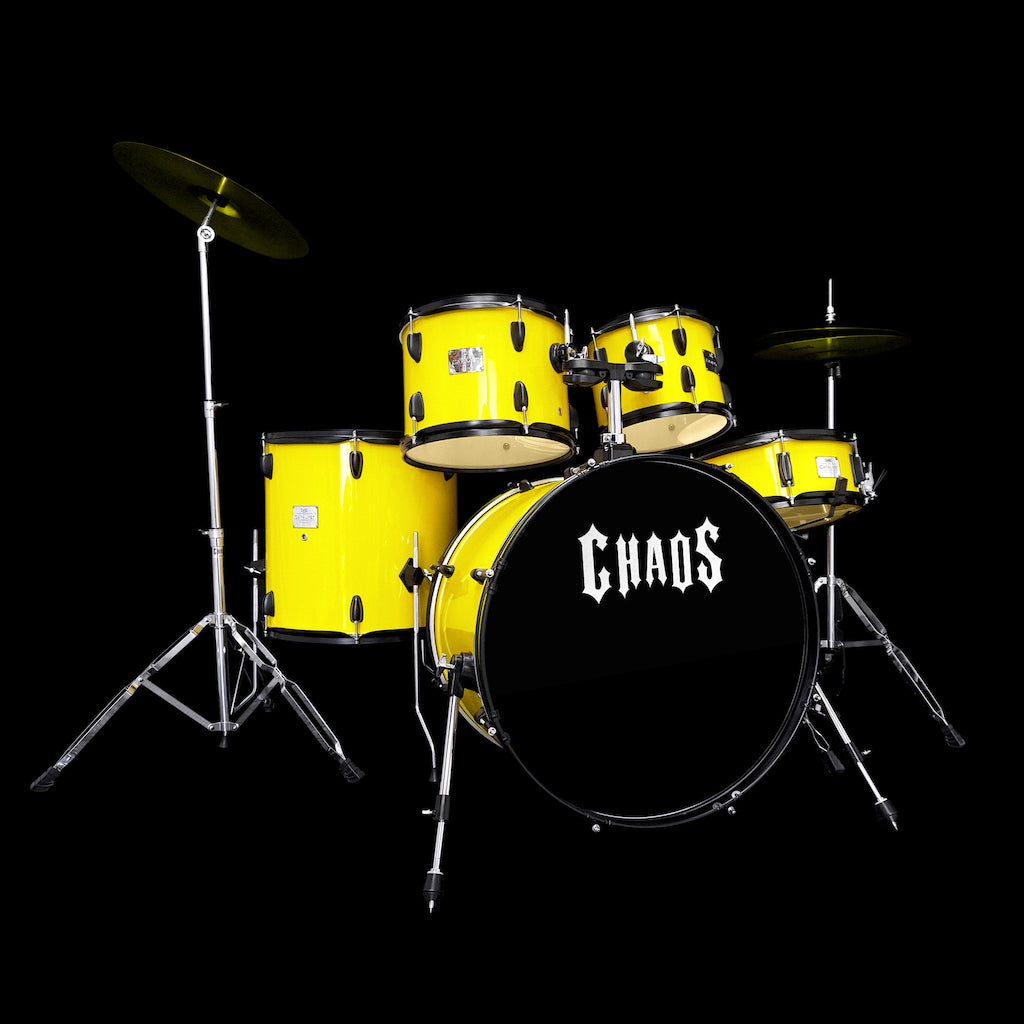 Chaos Catalyst Beginner Drum Kit - Yellow