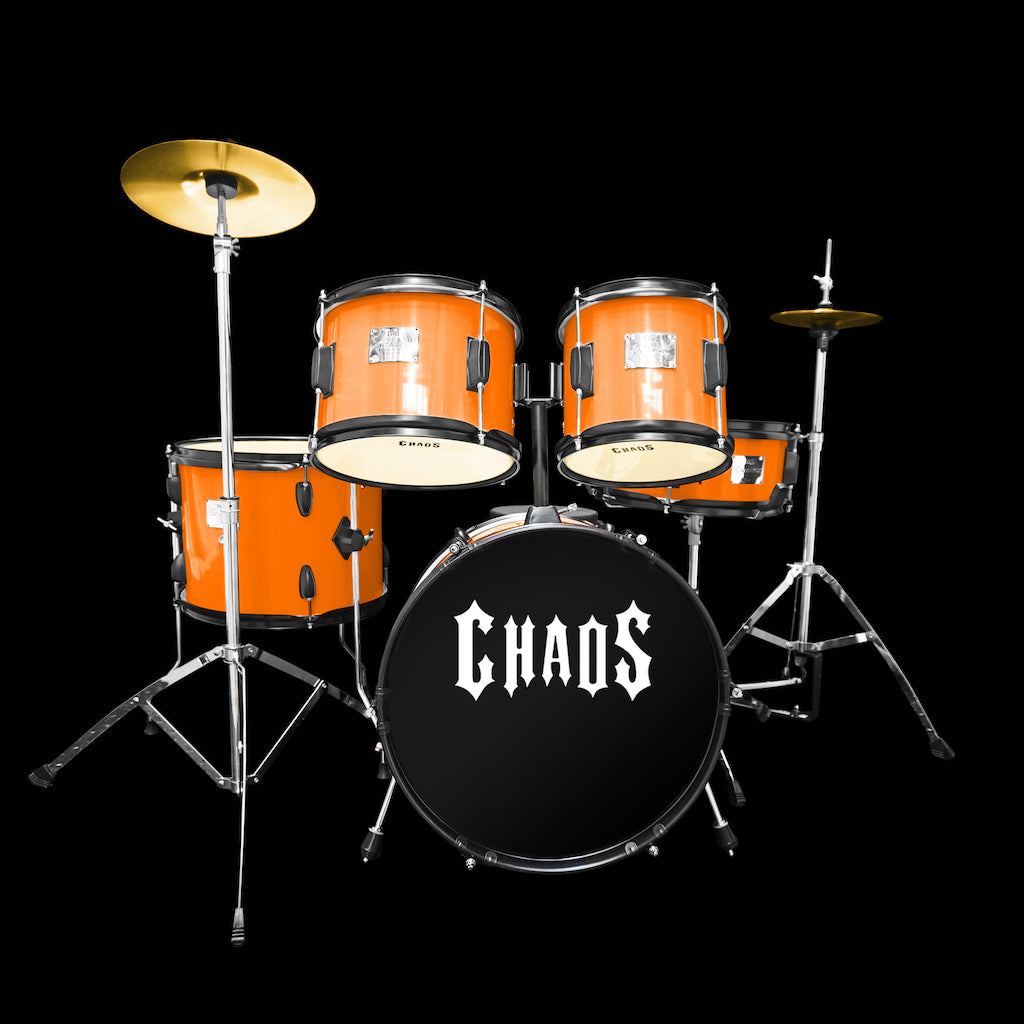 Chaos Catalyst Kids Beginner Junior Drum Kit - Orange