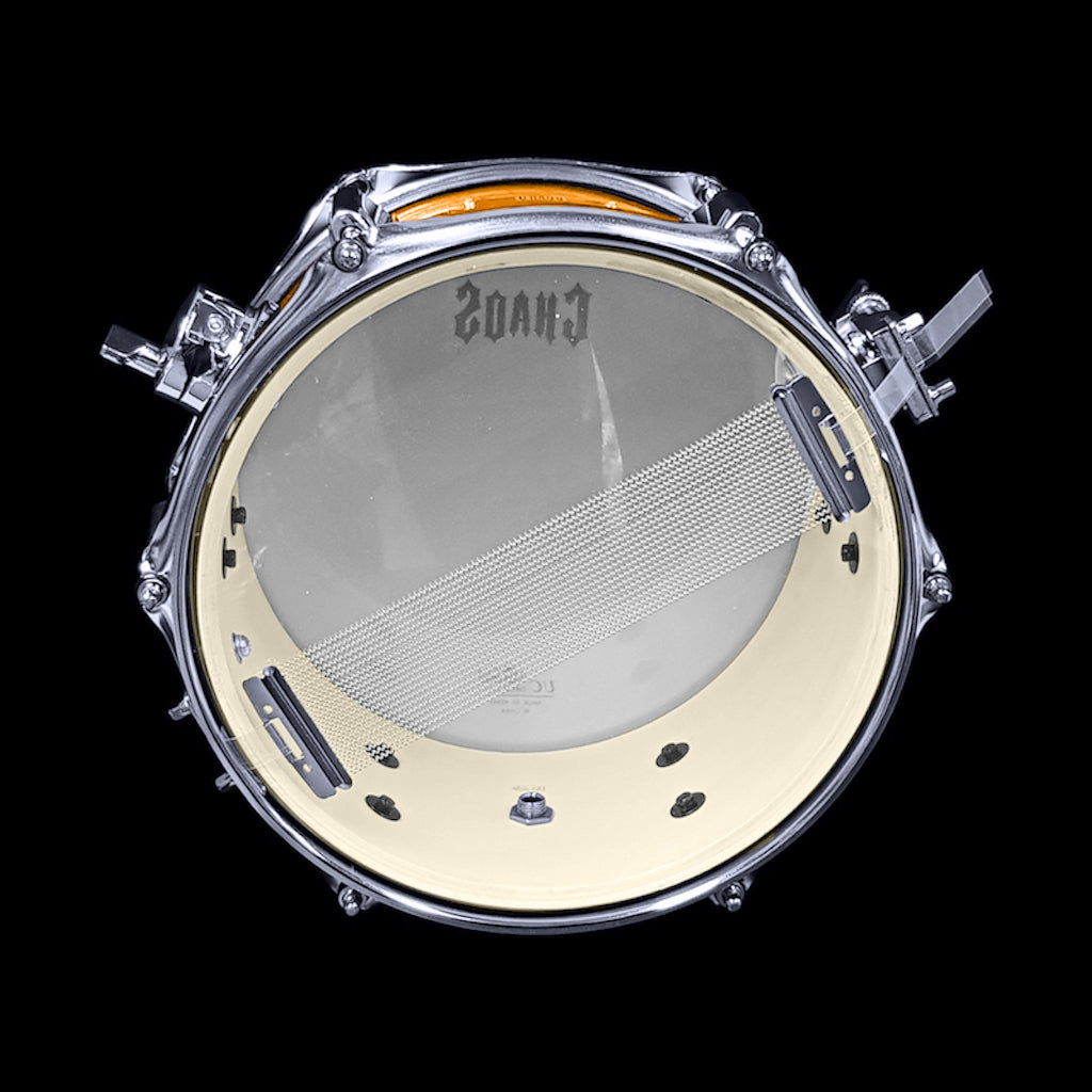 Chaos Force 12x5.5 Snare Drum - Orange Sparkle