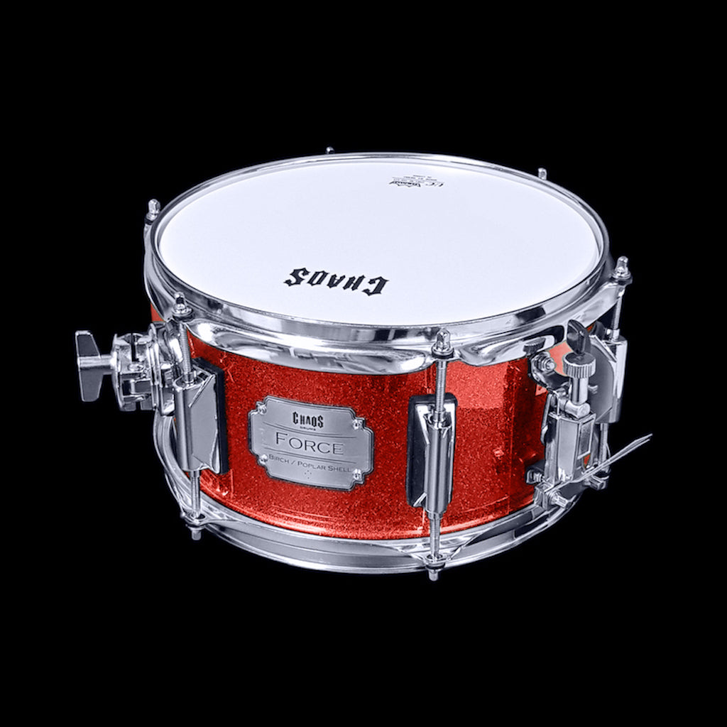 Chaos Force 12x5.5 Snare Drum - Red Sparkle