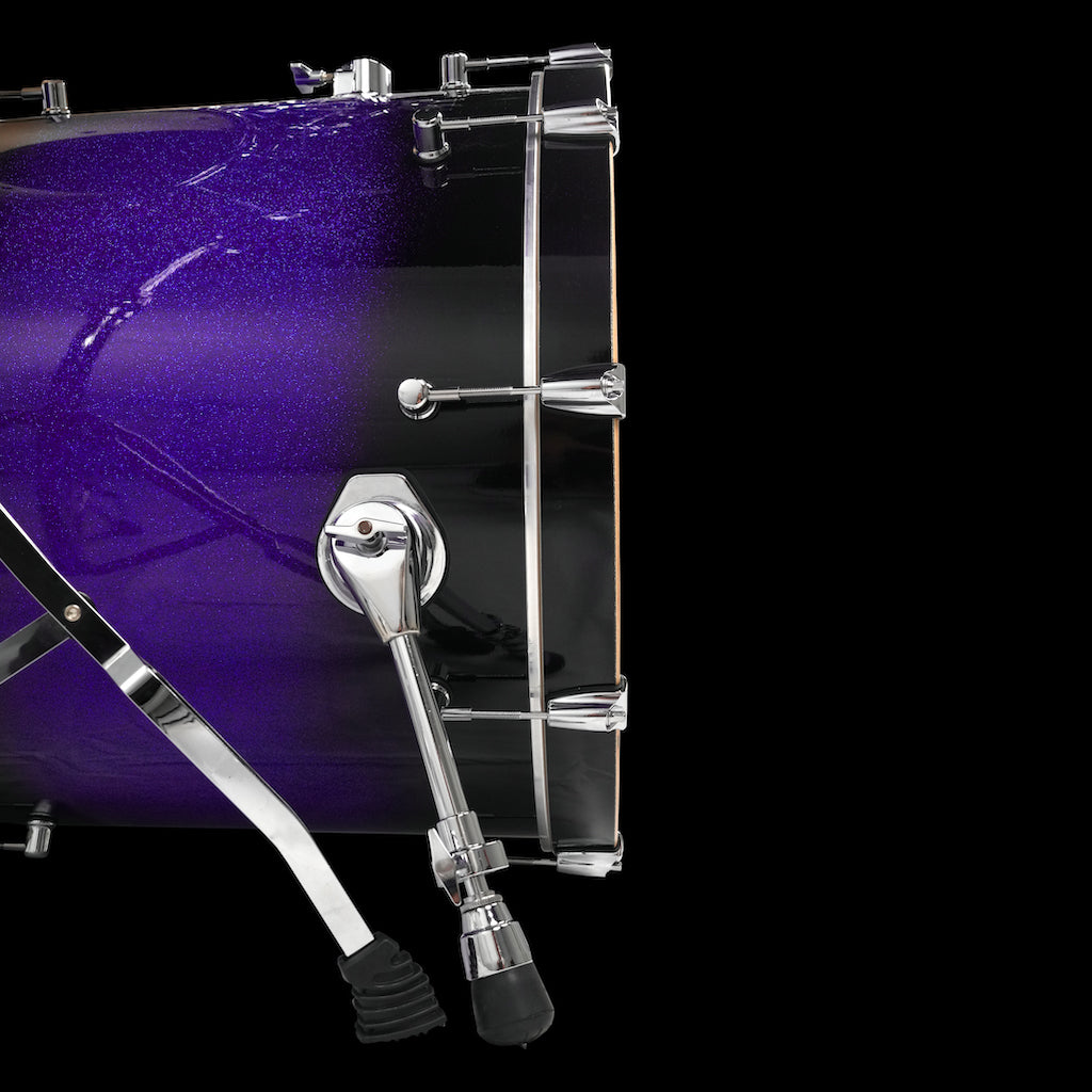 Chaos Legend Maple Drum Kit - Purple Sparkle Burst