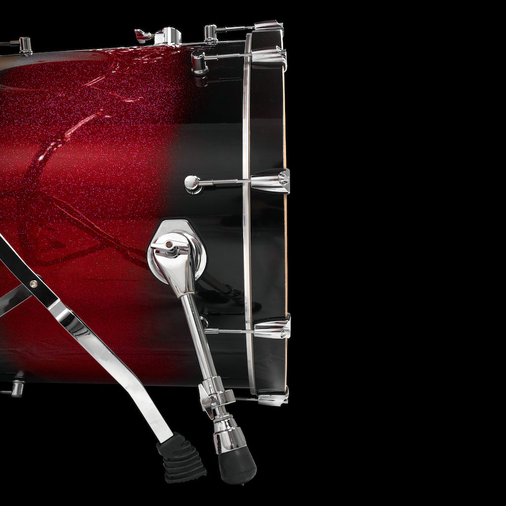 Chaos Legend Maple Drum Kit - Red Sparkle Burst