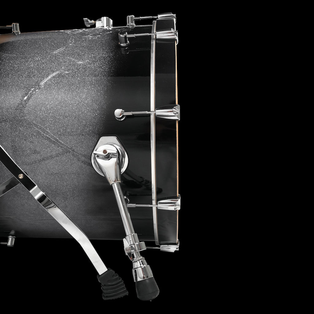 Chaos Legend Maple Drum Kit - Silver Sparkle Burst