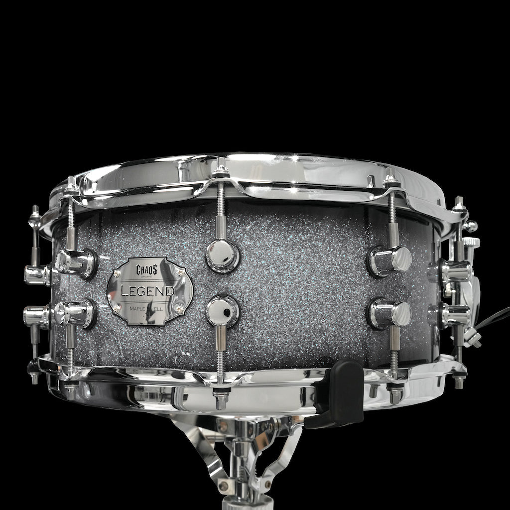 Chaos Legend Maple Drum Kit - Silver Sparkle Burst