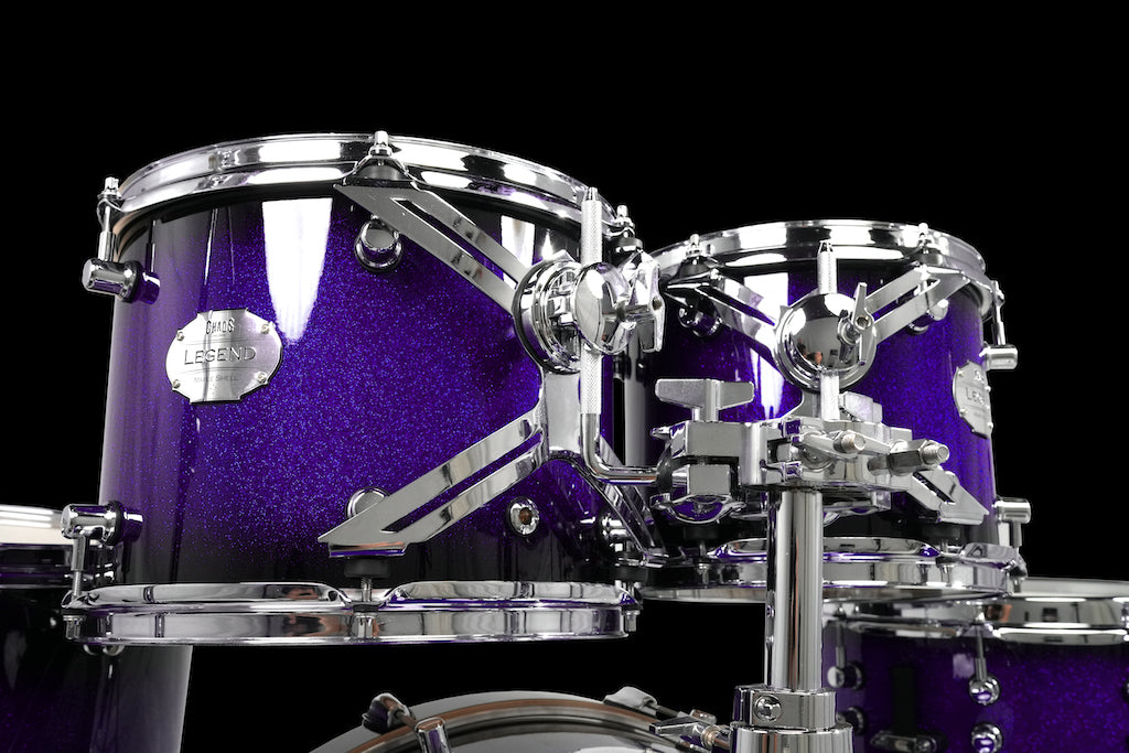 Chaos Legend Maple Drum Kit - Purple Sparkle Burst