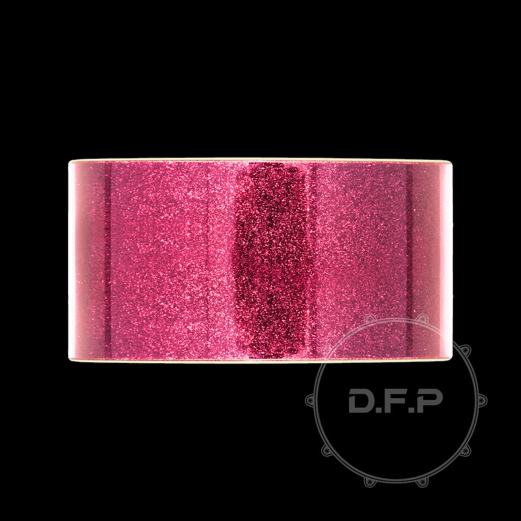 DFP 10Ply Maple Snare Drum Shells Pink Sparkle Lacquer