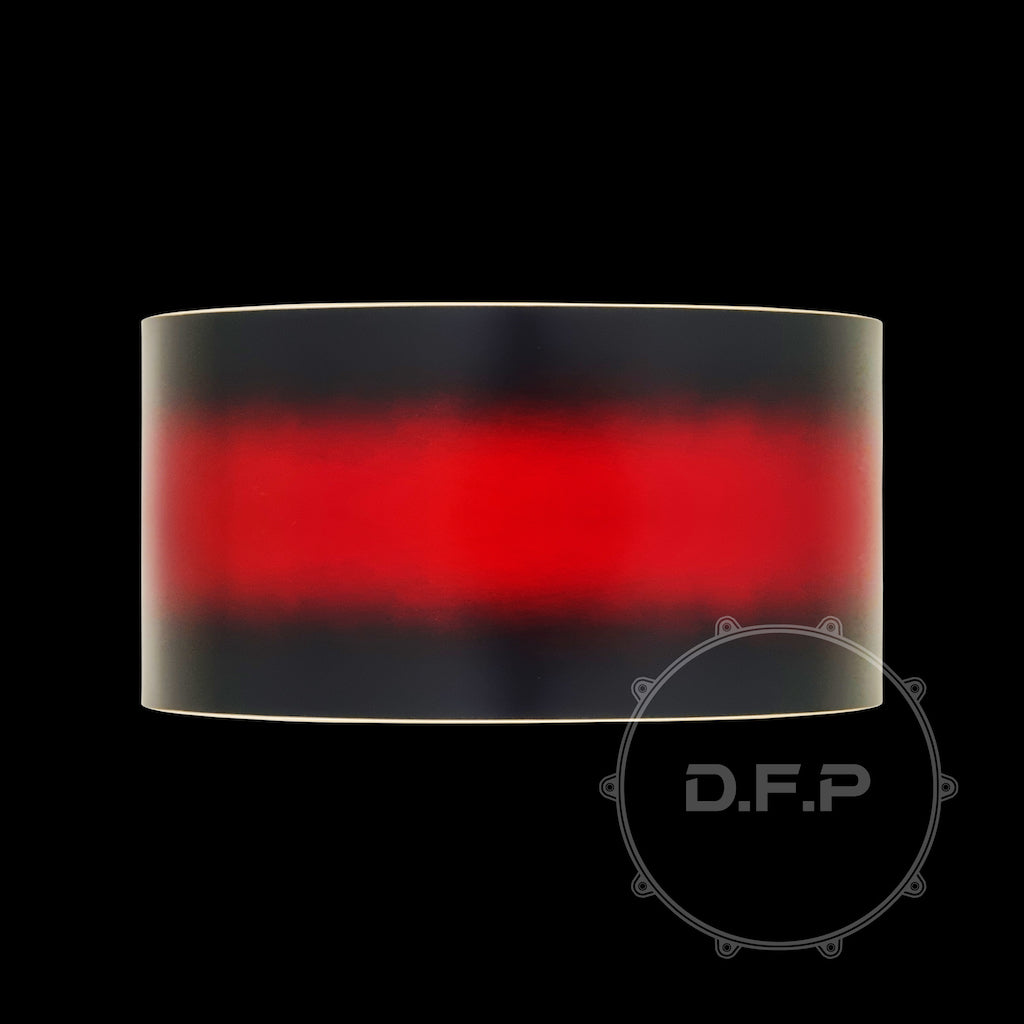 DFP 10Ply Maple Snare Drum Shells Satin Red Burst