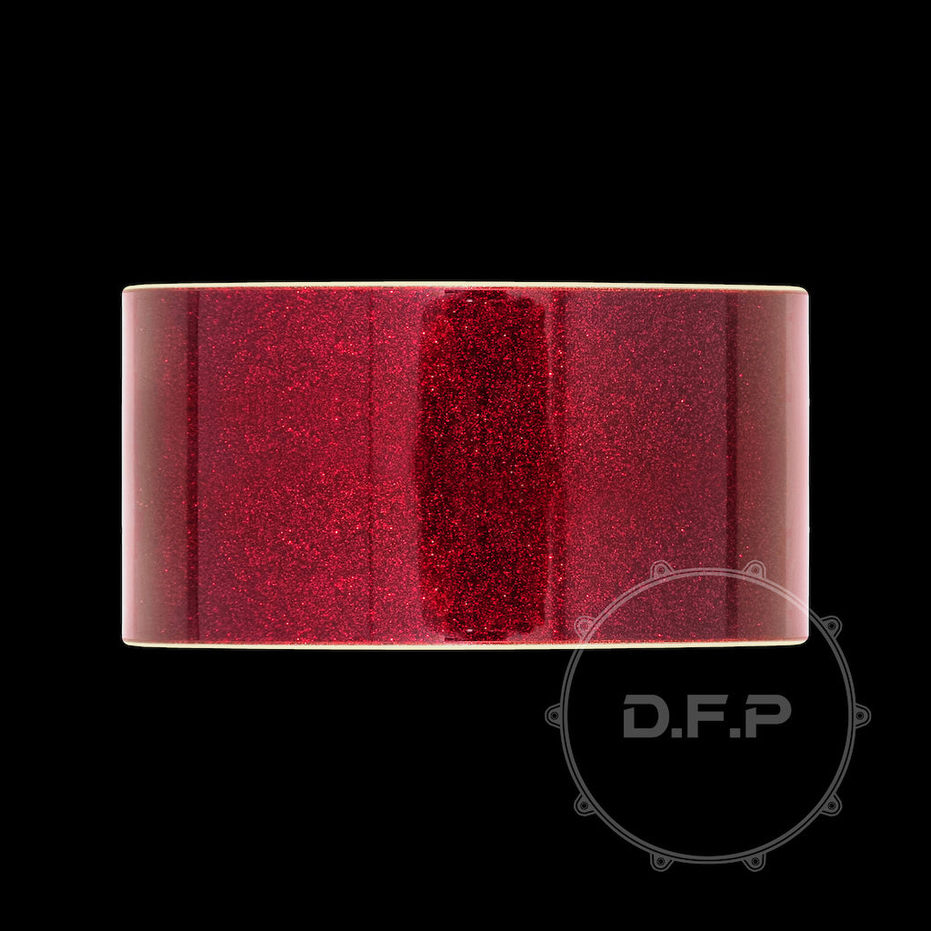 DFP 10Ply Maple Snare Drum Shells Red Sparkle Lacquer