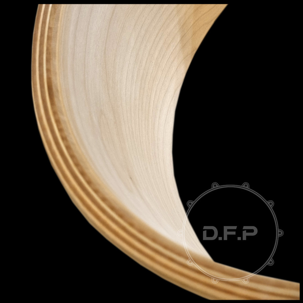 DFP 10Ply Maple Snare Drum Shells Satin Blue Burst