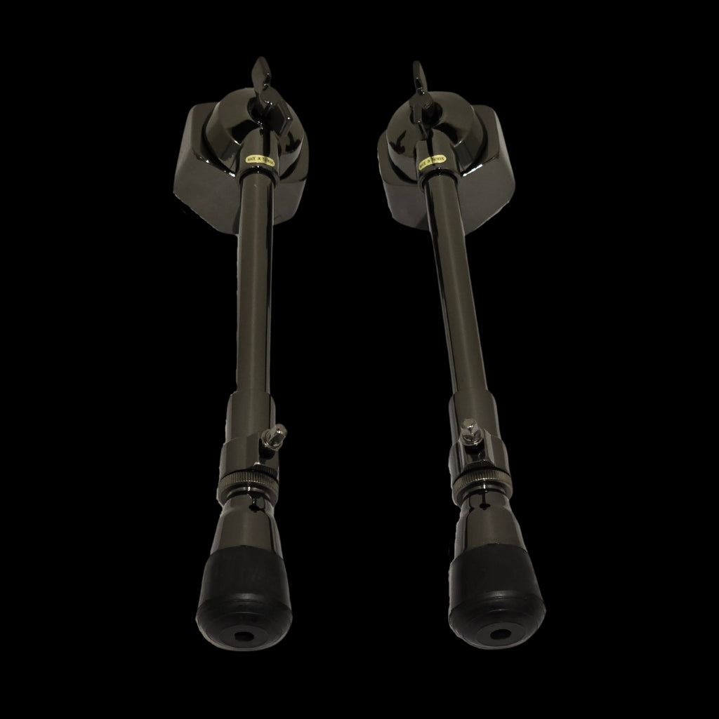 DFP Heavy Duty Bass Drum Spurs - Black Nickel