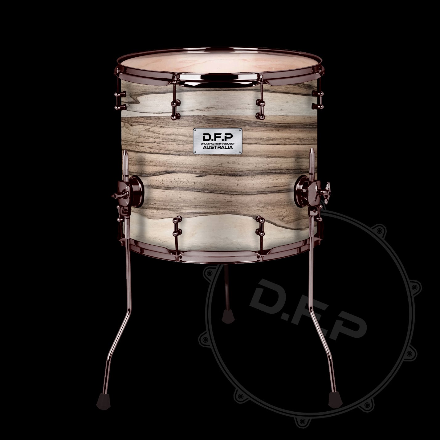DFP Drum Wrap - Blackheart Sassafrass