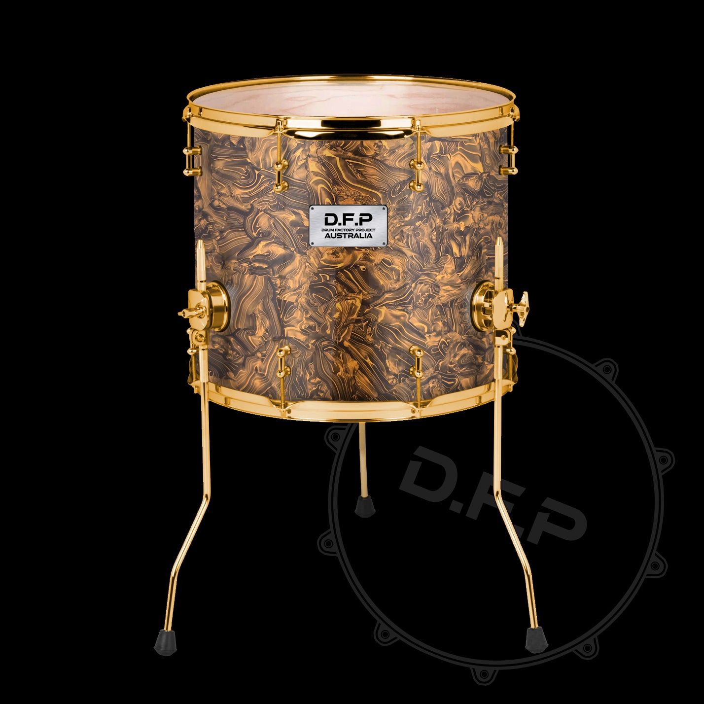 DFP Drum Wrap - Bronze Abalone