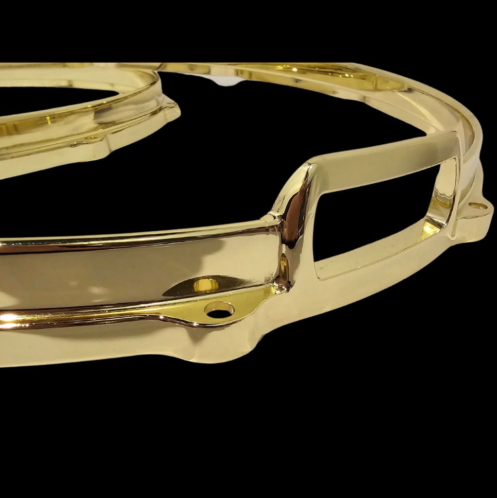 DFP 5mm Die Cast Drum Hoops - Brass 14''