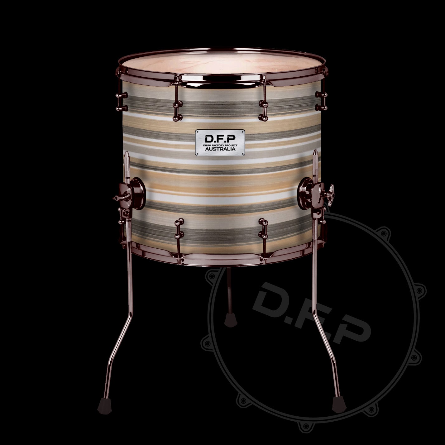 DFP Drum Wrap - Honeycomb Strata