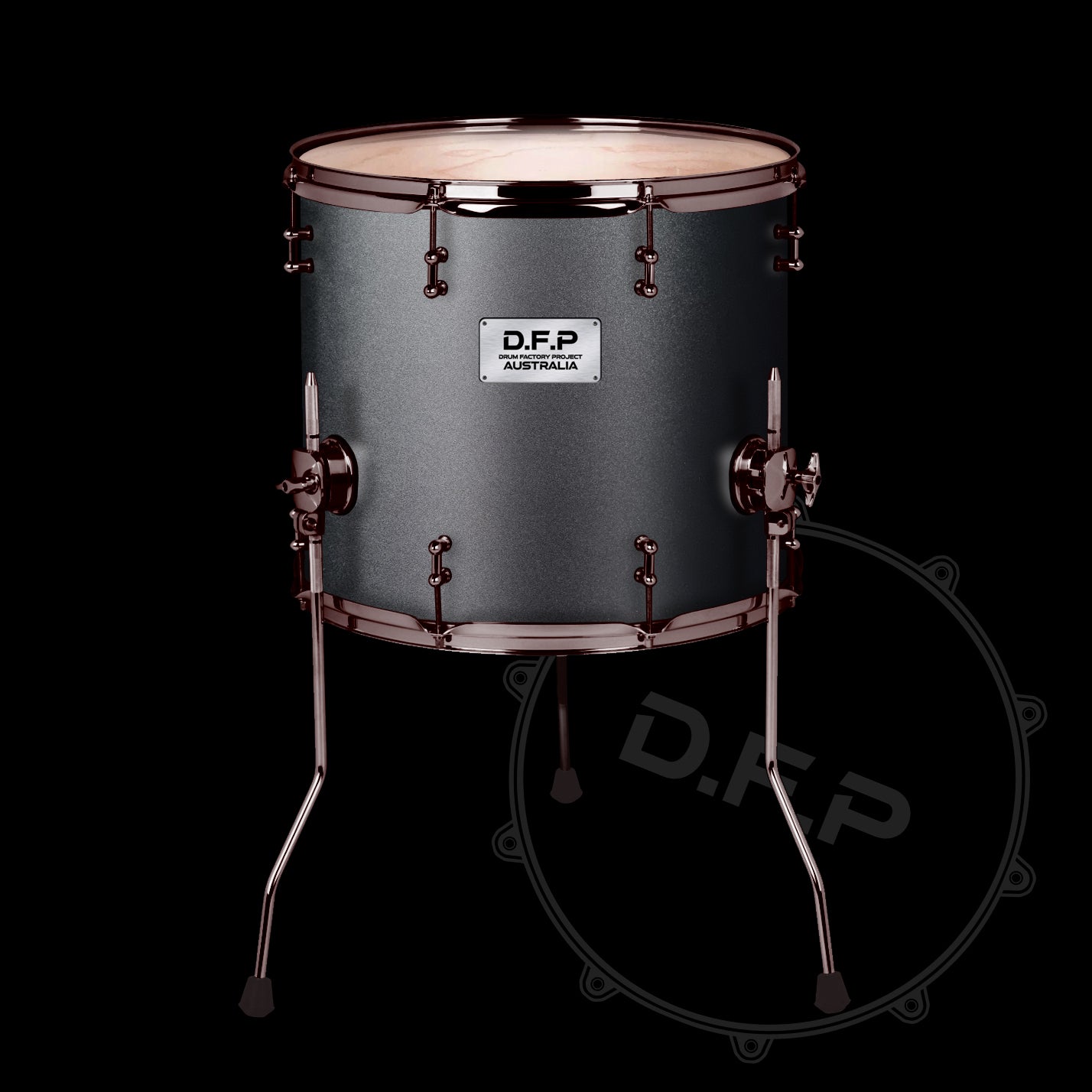 DFP Drum Wrap - Matte Black