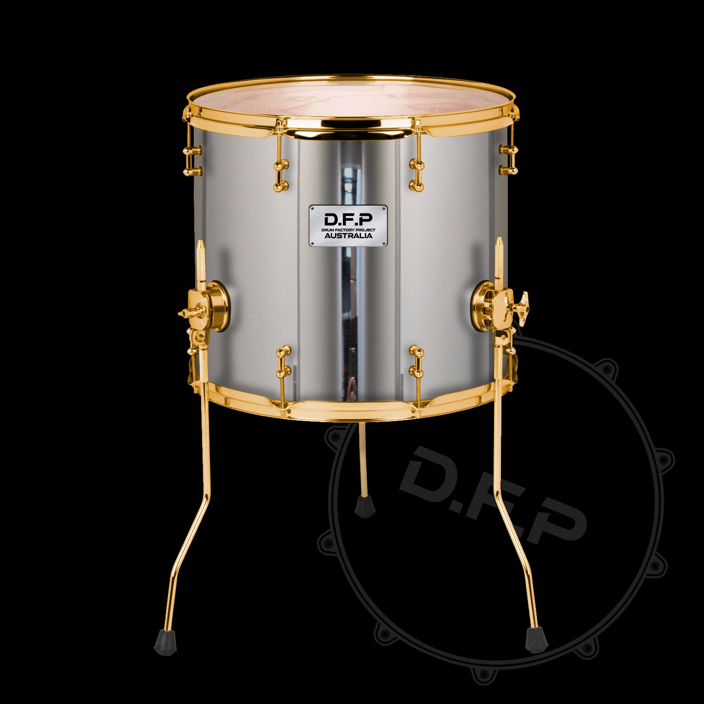 DFP Drum Wrap - Mirror Chrome