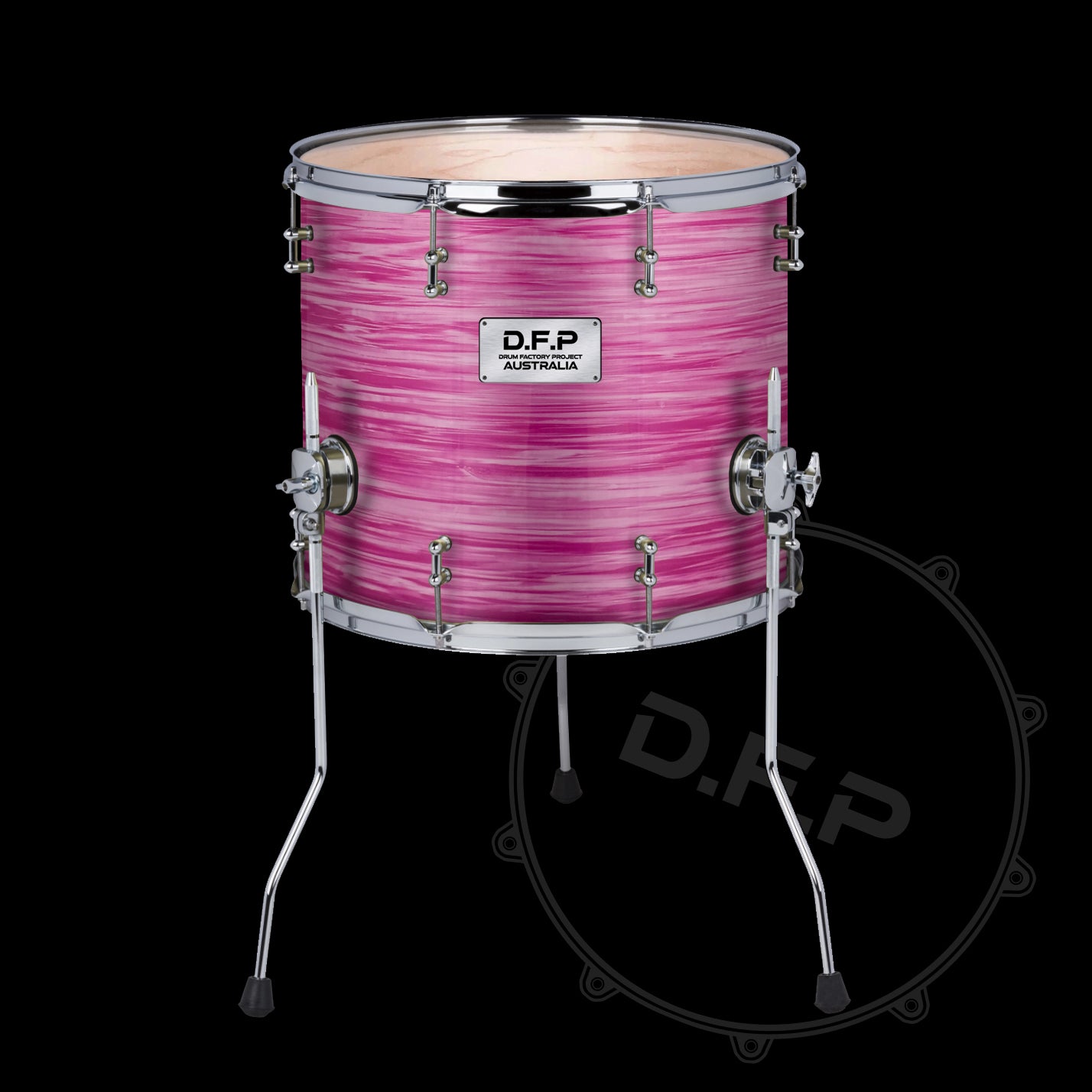 DFP Drum Wrap - Pink Oyster Cream