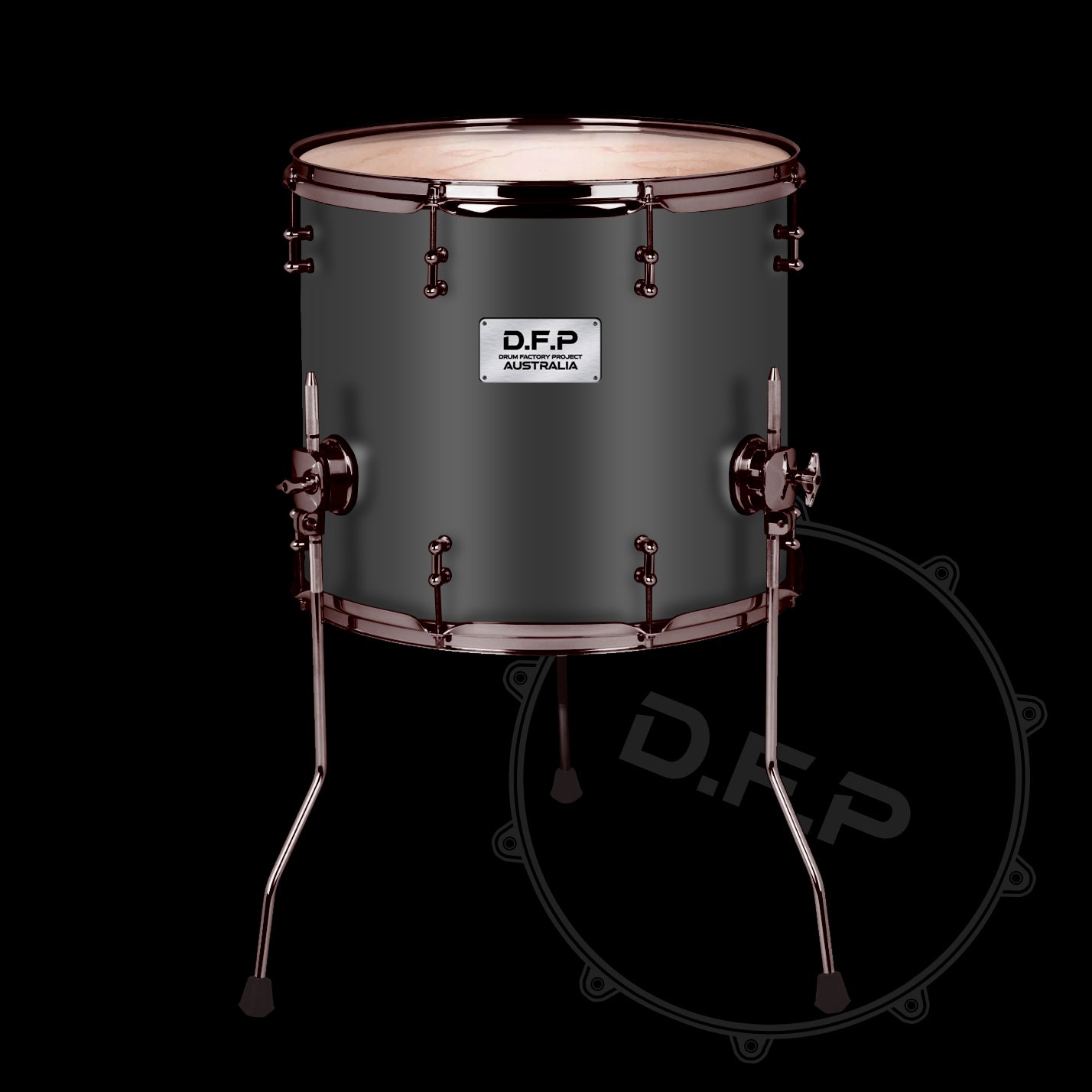 DFP Drum Wrap - Satin Black