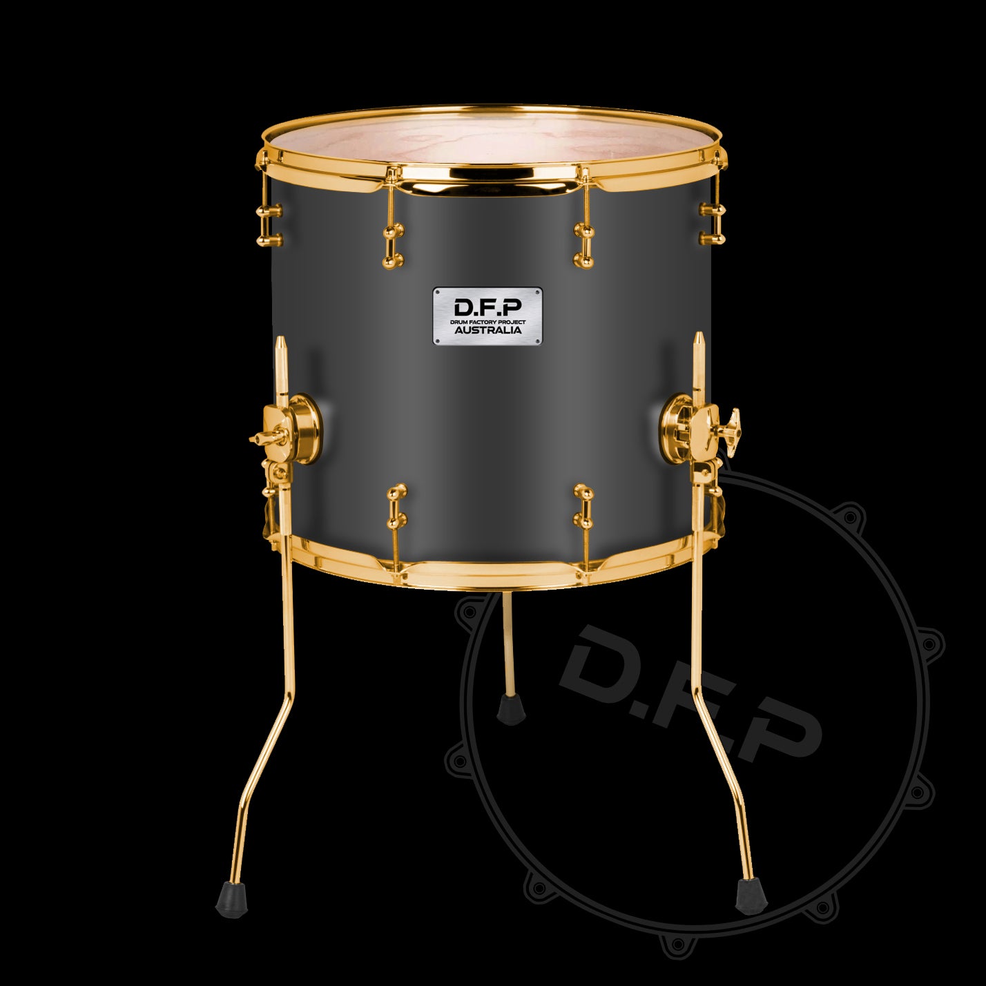 DFP Drum Wrap - Satin Black