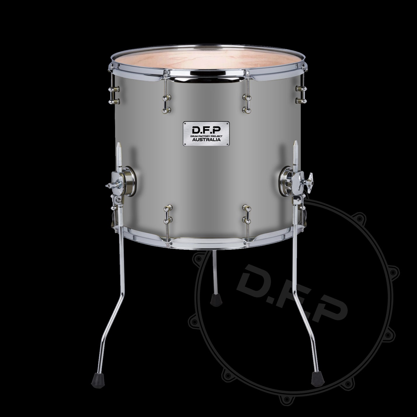 DFP Drum Wrap - Satin Pewter