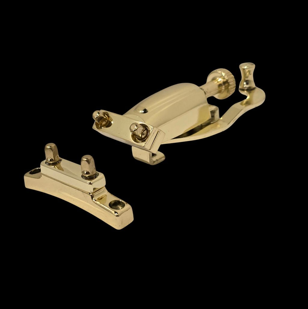 DFP Snare Drum Strainer Throw Off & Butt Plate - Brass