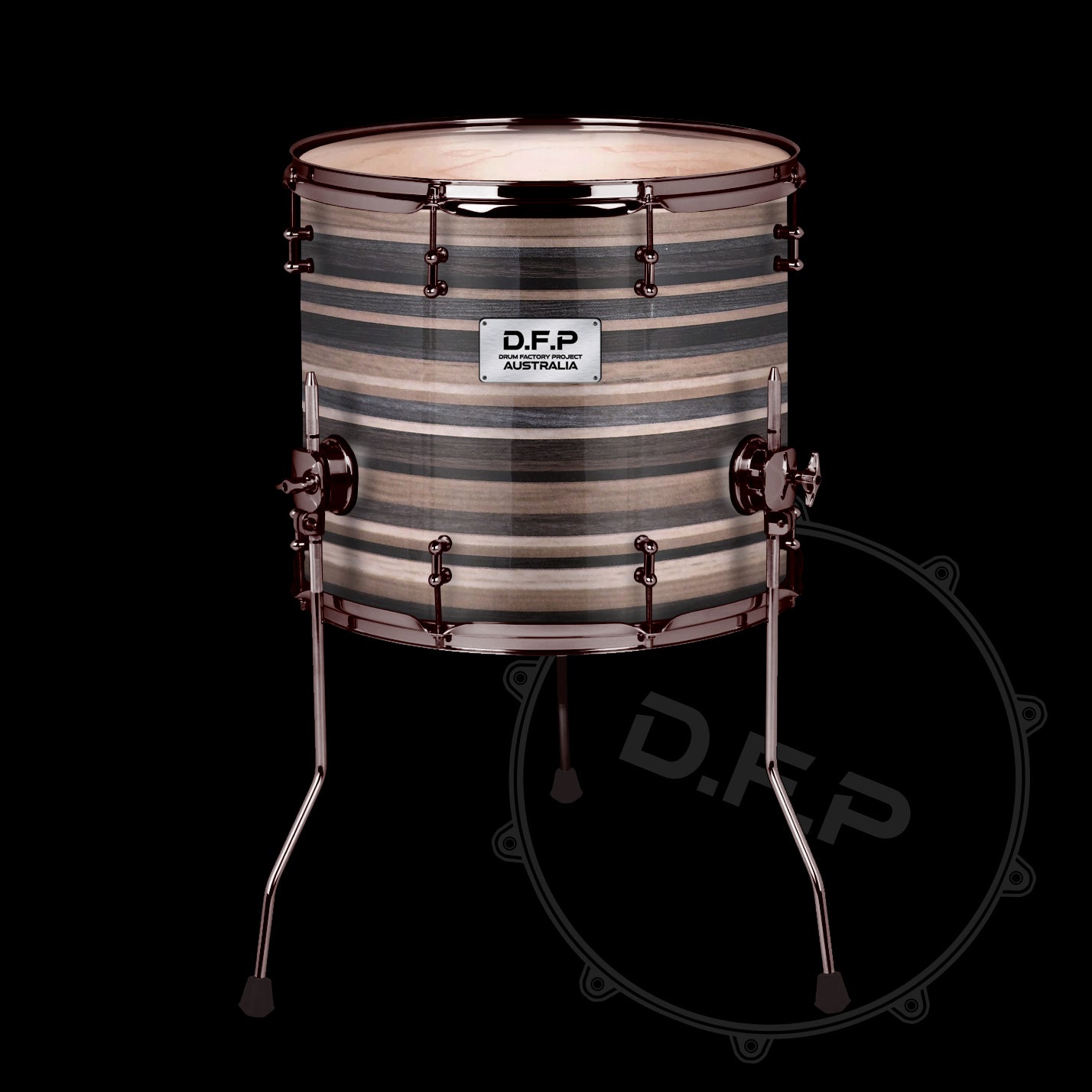 DFP Drum Wrap - Vintage Strata