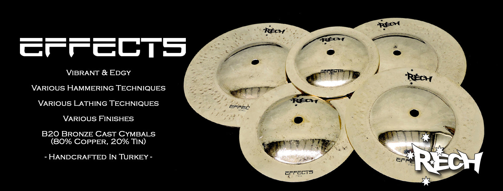 Rech Cymbals Rech Effects Bell Zil Bell Zilbell