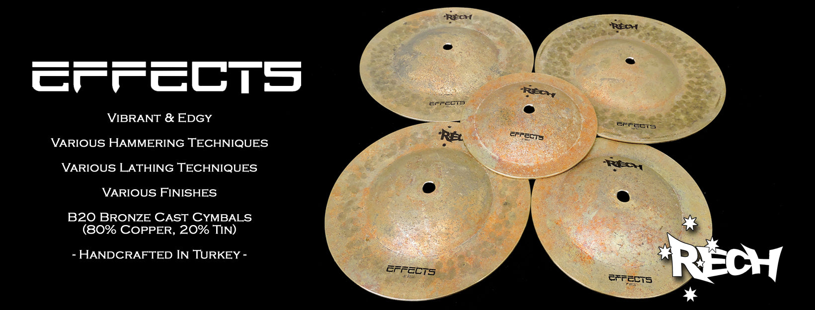 Rech Cymbals Rech Effects Bell Zil Bell Zilbell