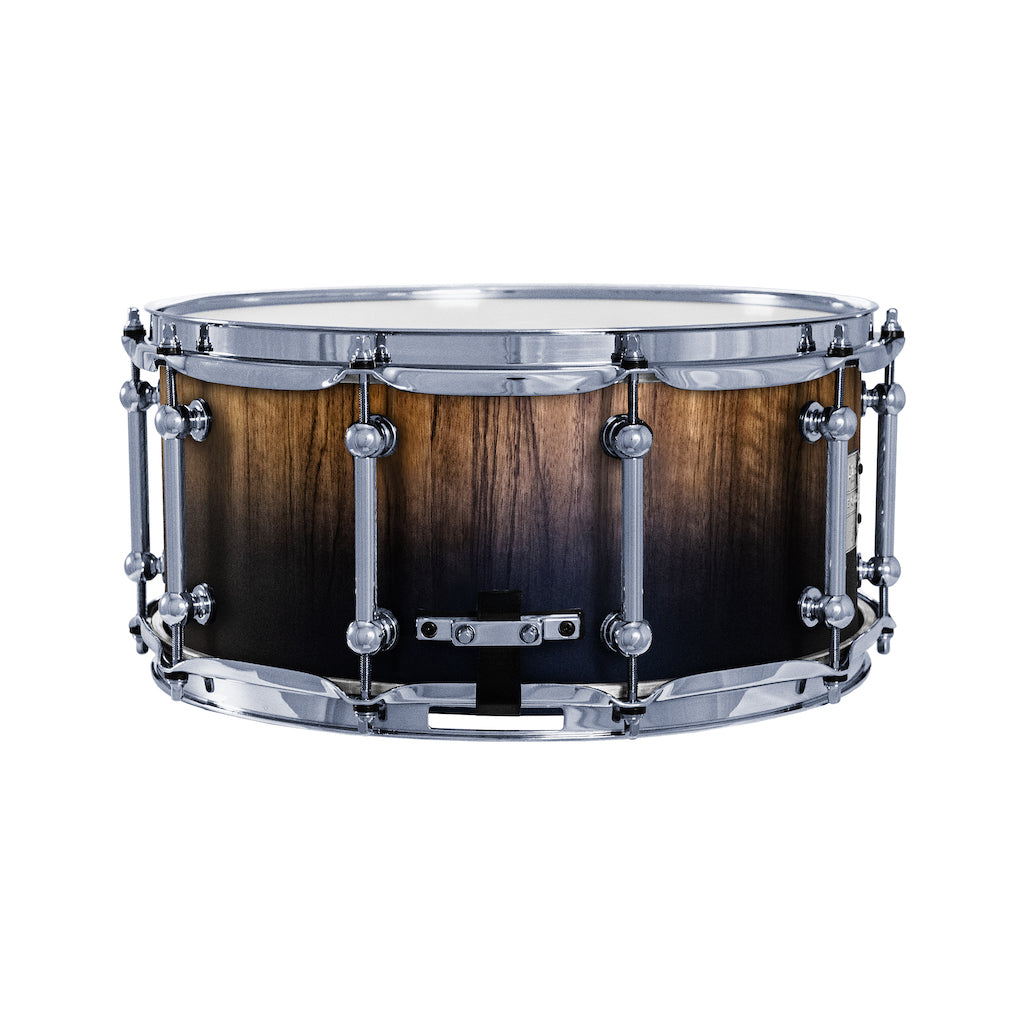 Chaos Elite Custom 14x6.5 Snare Drum Black Limba - Black Fade