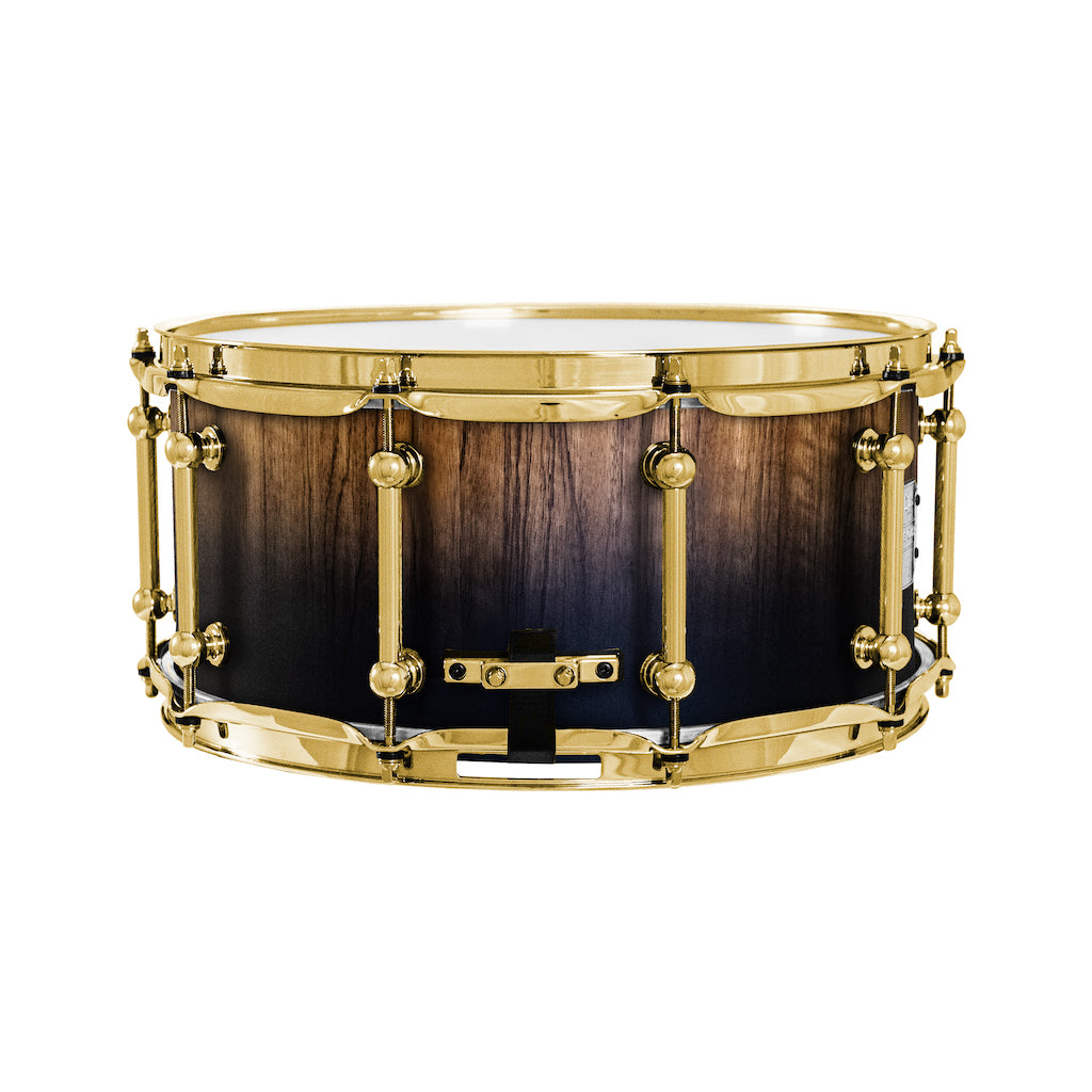Chaos Elite Custom 14x6.5 Snare Drum Black Limba - Black Fade
