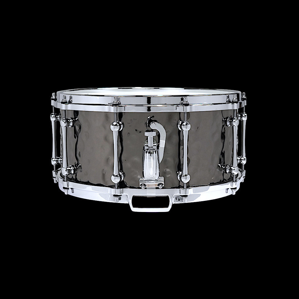Chaos Metal Forge 14x6.5 Hammered Brass Beat Snare Drum - Chrome