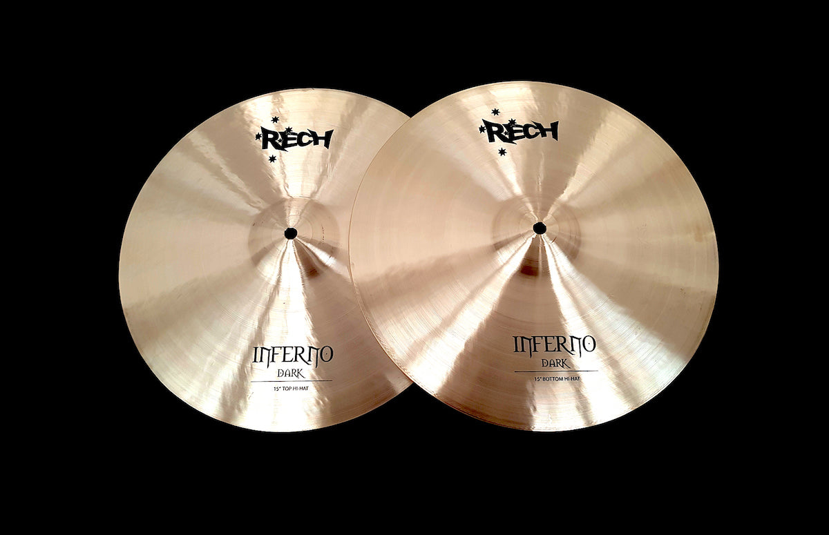 Rech Inferno Dark Hi Hat Cymbals