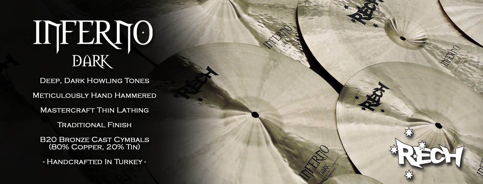 Rech Inferno Dark Cymbals