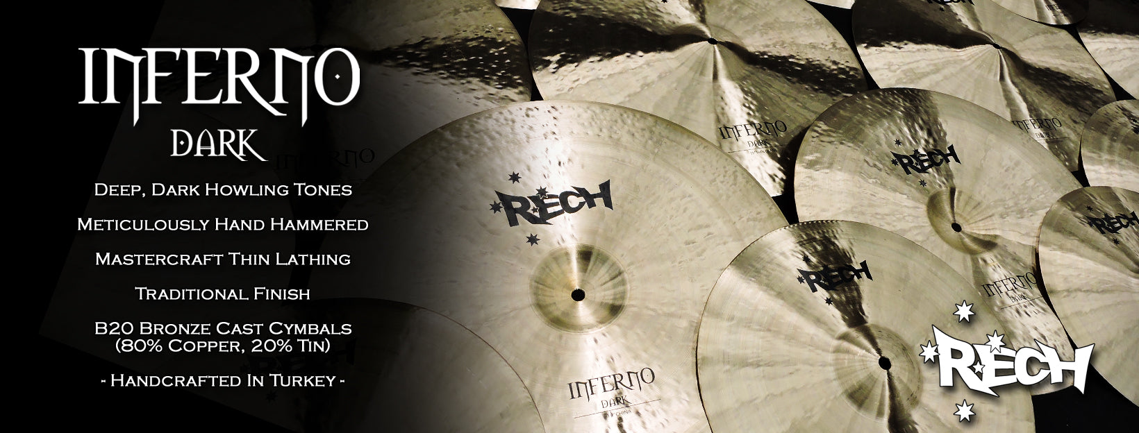 Rech Inferno Dark Cymbals