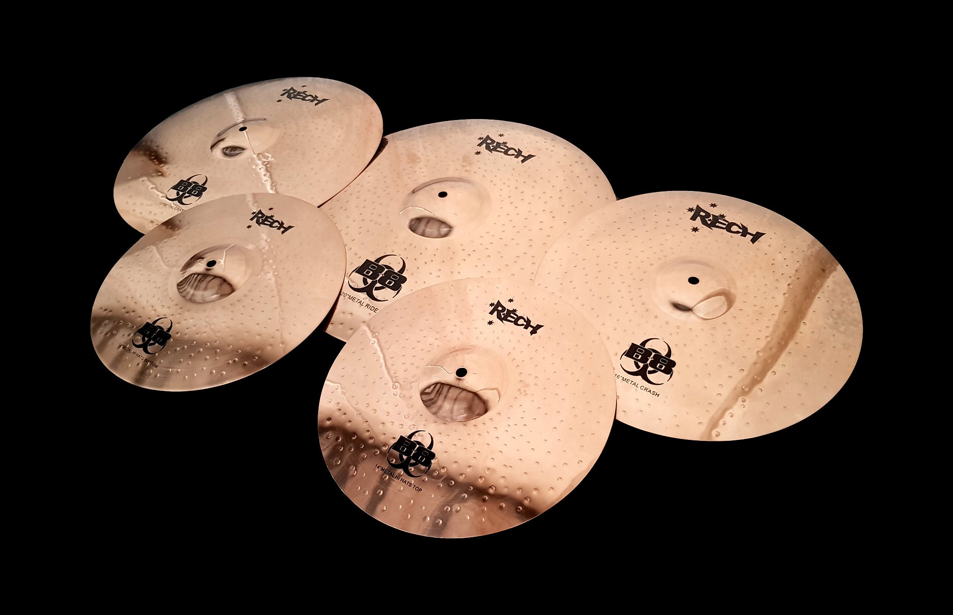 Rech B8 Metal Cymbal Set